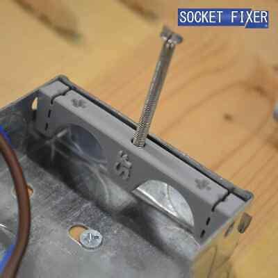 electrical back box repair lug|metal back box repair clip.